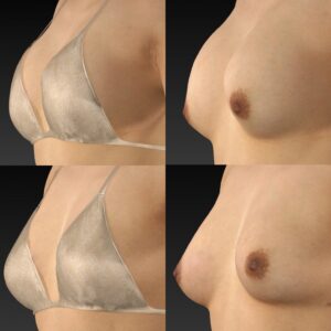 デコルテを盛ると③　下乳が〇〇で、乳首が〇〇！